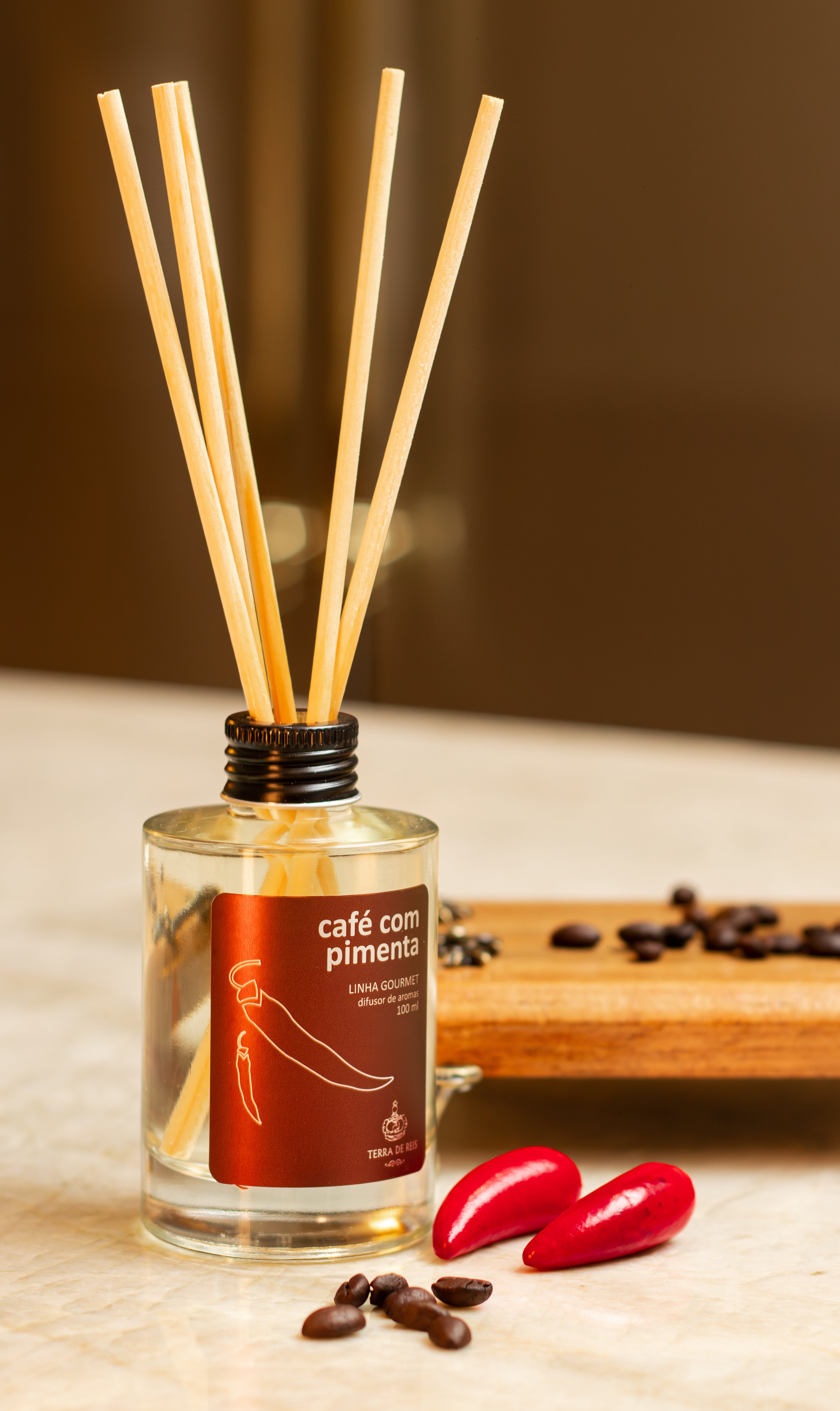 Difusor de varetas Café com Pimenta