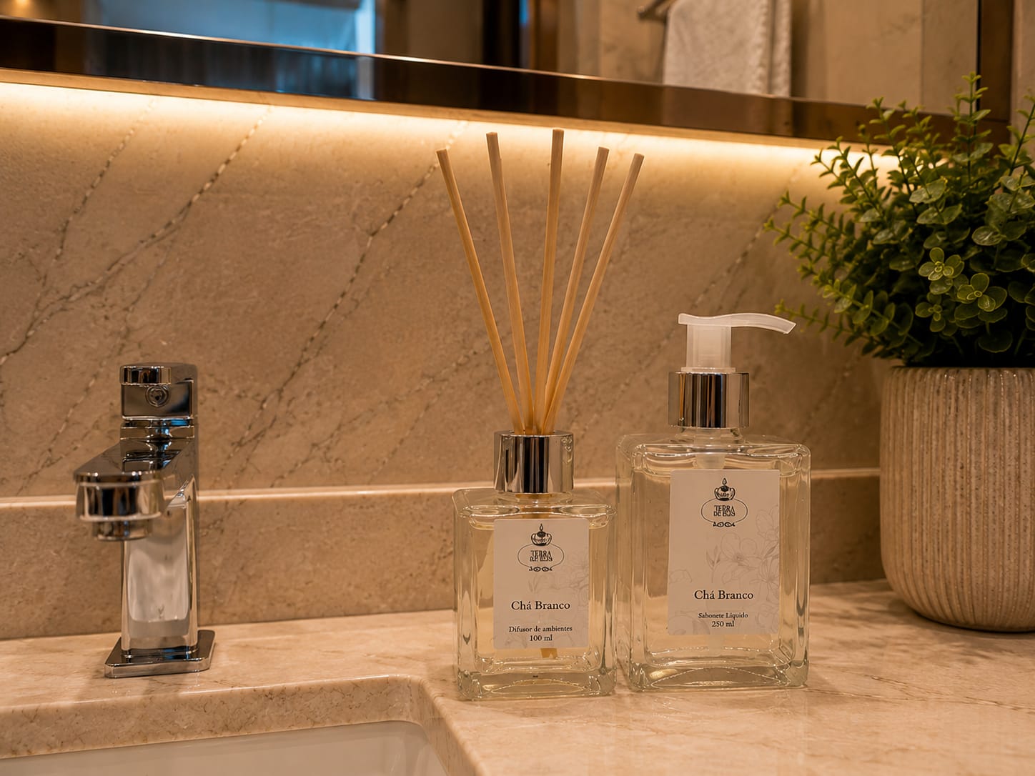 Kit Sabonete Liquido + Difusor de Ambientes