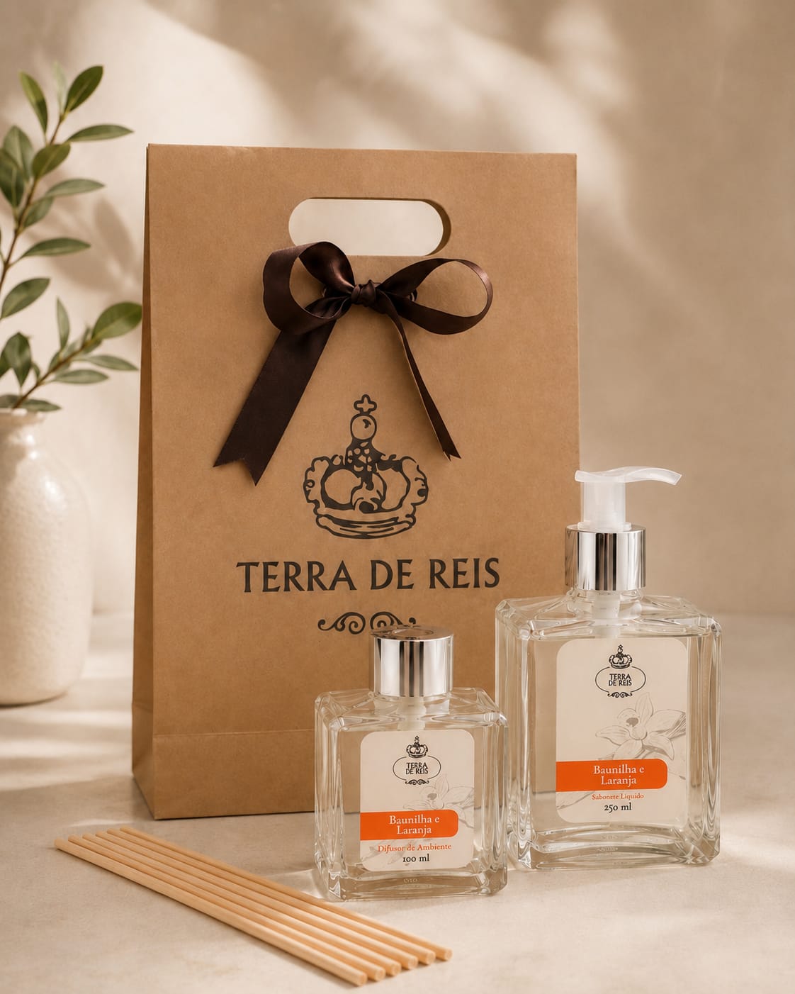 Kit Sabonete Liquido + Difusor de Ambientes